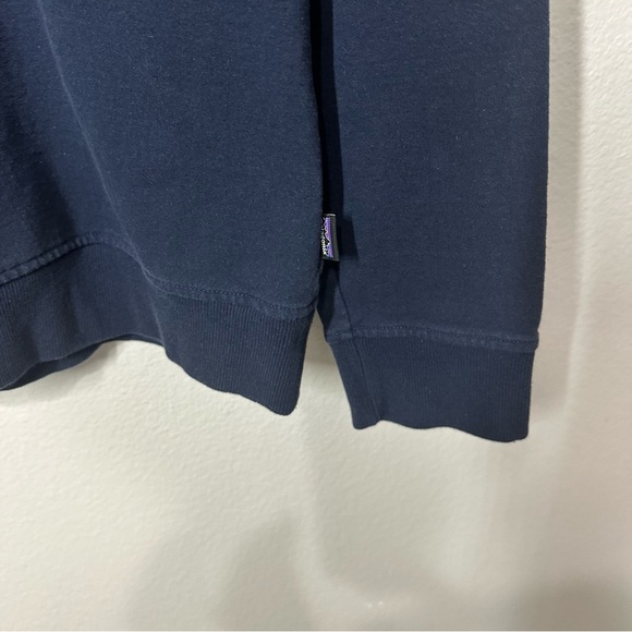 Patagonia Fitz Roy Icon Uprisal‎ Crew Sweatshirt Men's Medium Navy Blue Pullover - Picture 4 of 7